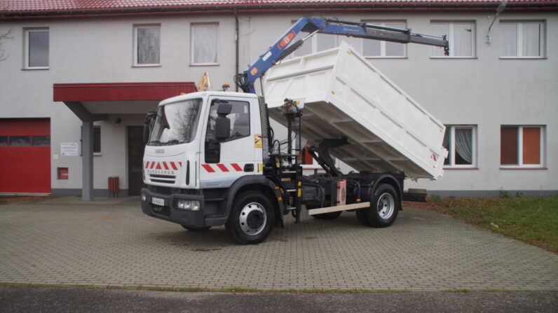 Iveco Euro Cargo 140E22K 6-cyl * DMC14T * Hds PM 8 4.2T * Przebieg 145oooKm * Mocny Kipper * Blokada Mostu * Wywrotka * Wywrot ***IMPORT***