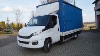 Iveco Daily 72.210 3.0 (210km) HI-MATIC * DMC 3.5T * KAT.B * ZAWIESZENIE NA PODUSZKACH * SERWIS ASO * WINDA * HAK 3.5T * Firanka Skrzynia 5.2m (10EPAL) * PRZEBIEG AUTOSTRADOWY * KLIMA * IMPORT ***