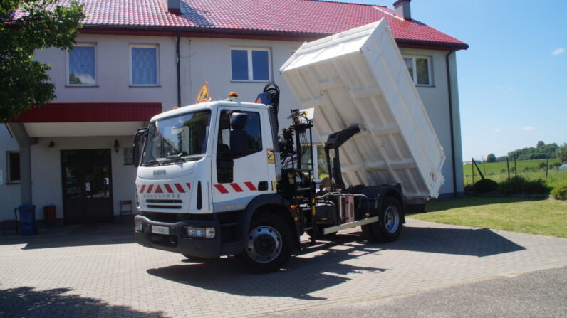 Iveco Euro Cargo 140E22K 6-cyl * DMC14T * Hds PM 8 4.2T * Przebieg 145oooKm * Mocny Kipper * Blokada Mostu * Wywrotka * Wywrot ***IMPORT***