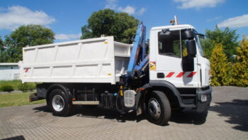 Iveco Euro Cargo 140E22K 6-cyl * DMC14T * Hds PM 8 4.2T * Przebieg 145oooKm * Mocny Kipper * Blokada Mostu * Wywrotka * Wywrot ***IMPORT***