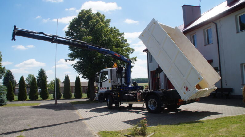 Iveco Euro Cargo 140E22K 6-cyl * DMC14T * Hds PM 8 4.2T * Przebieg 145oooKm * Mocny Kipper * Blokada Mostu * Wywrotka * Wywrot ***IMPORT***