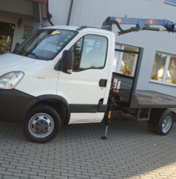 Iveco Daily 35C13 (122KM) * HDS PM * DMC 3.5T * KAT.B * KLIMA * WZMOCNIONA WERSJA * MOŻLIWY NOWY KIPPER 3-STRONNY * WYWROT * NA ZAMÓWIENIE WYWROTKA * IMPORT